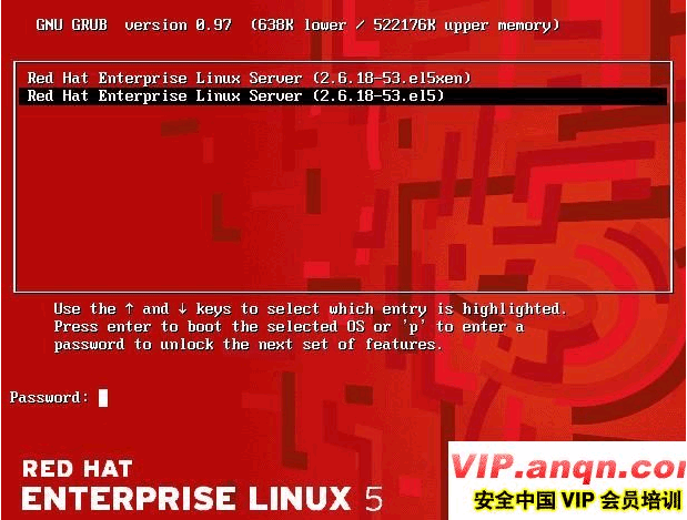 LINUX安全之关于GRUB加密图文教程全解3